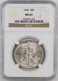 1944 P Walking Liberty Silver Half Dollar (NGC) MS63.