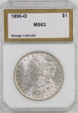 1896 O Morgan Silver Dollar (PCI) MS63