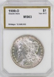 1900 O Morgan Silver Dollar (PCI) MS63.