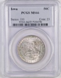 1946 Iowa Commemorative Silver Half Dollar (PCGS) MS66.