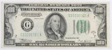 1934-B $100 Federal Reserve Note.