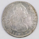 1792-IJ Peru 8 Reales.
