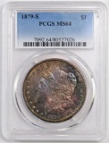 1879 S Morgan Silver Dollar (PCGS) MS64 Rev of 79.