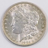 1904 P Morgan Silver Dollar.