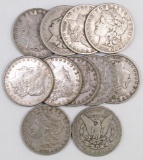 Lot of (11) Morgan Silver Dollars.