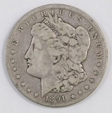 1891 CC Morgan Silver Dollar.