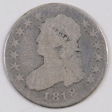 1818 Capped Bust Quarter.