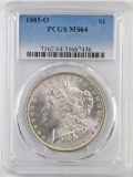 1885 O Morgan Silver Dollar (PCGS) MS64.