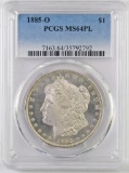 1885 O Morgan Silver Dollar (PCGS) MS64PL.