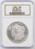 1886 P Morgan Silver Dollar (NGC) MS64PL.