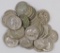 Lot of (40) 90% Silver Washington Quarters.
