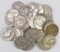 Lot of (40) 90% Silver Washington Quarters.