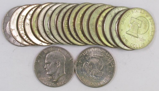 Lot of (20) Eisenhower Dollars.