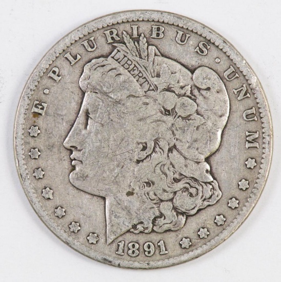 1891 CC Morgan Silver Dollar.