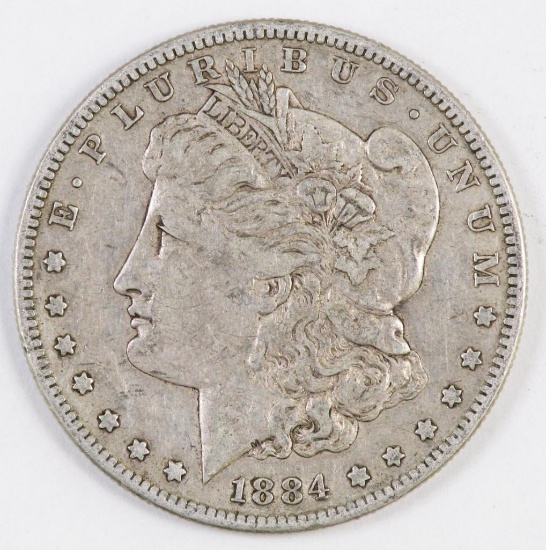 1884 S Morgan Silver Dollar.