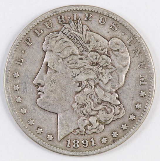 1891 S Morgan Silver Dollar.