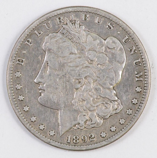 1892 S Morgan Silver Dollar.