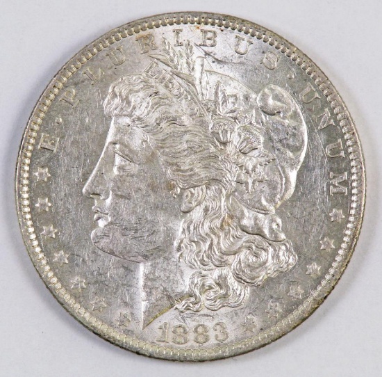 1883 O Morgan Silver Dollar.