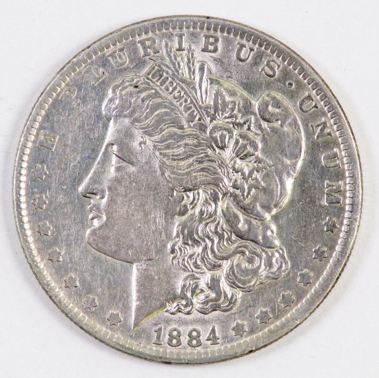 1884 O Morgan Silver Dollar.