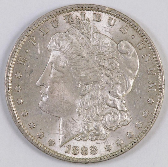 1888 P Morgan Silver Dollar.