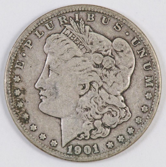 1901 O Morgan Silver Dollar.