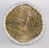 $25.00 Bank Wrapped Roll of 2000 ? Sacagawea Dollars.