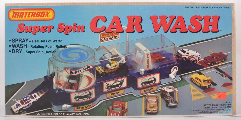 Matchbox Super Spin Car Wash Playset in Original Proxibid