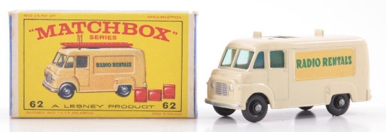 Matchbox No. 62 TV Service Van Die-Cast Vehicle with Original Box