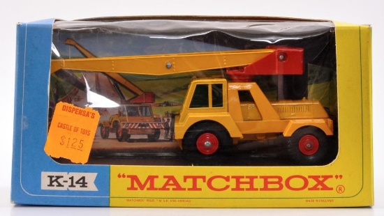Matchbox King Size K-14 Jumbo Crane Die-Cast Vehicle with Original Box