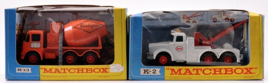 Group of 2 Matchbox King Size Die-Cast Vehicles with Original Boxes