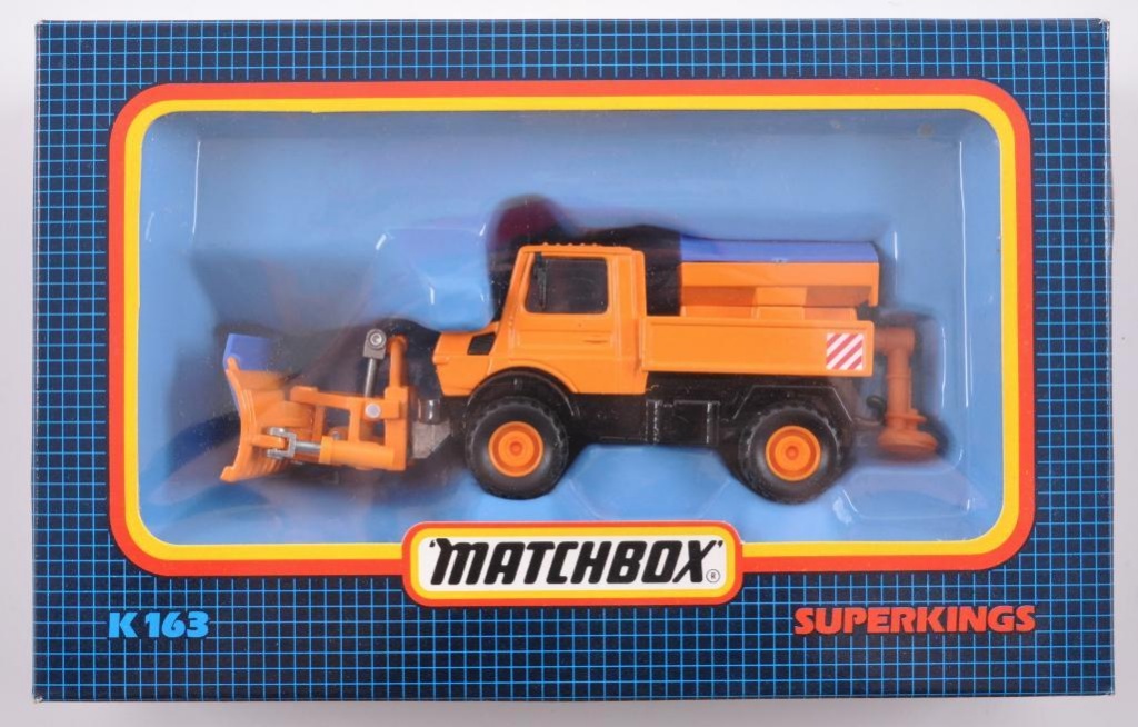 matchbox snow plow