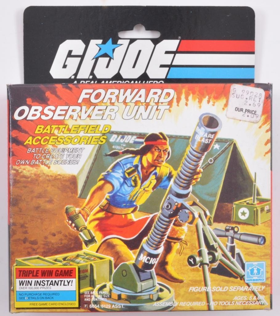 GI Joe 1985 FORWARD OBSERVER UNIT Radio