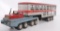 SSS International Turnpike Line Pressed Steel Semi Truck and Trailer