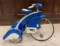 Custom Painted Blue and White Tricycle