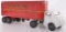 Structo Transport Pressed Steel Semi Truck and Trailer
