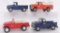 Group of 4 Tonka Toys Pressed Steel Trucks