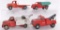 Group of 4 Buddy L Pressed Steel and Plastic Trucks