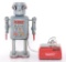 MT Japanese Tin Litho Battery Powered R-35 Robot with Controller