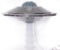Light Up Cardboard UFO with Tractor Beam and Alien Figure