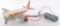 Line Mar Toys Japanese Tin Litho Capital Airlines Battery Powered Airplane