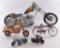 Group of 5 Toy Motorcycles