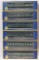 Group of 6 AHM Crescent Limited HO Gauge Passenger Train Cars in Original Boxes