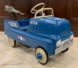 Modified AMF Pedal Car with US Air Force Decals and amounted Gun
