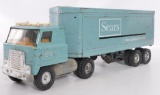 ERTL Pressed Steel Advertising Sears Semi Truck and Trailer
