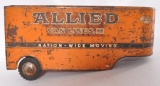 Buddy L Allied Van Lines Inc Advertising Pressed Steel Trailer