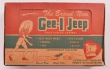 Vibro Roll Products Battery Operated Tin Gee-I Jeep with Original Box