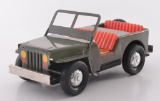 Tin Litho Civilian Jeep Friction Toy