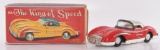 Asahiley Japanese Tin Litho Benz The King of Speed Friction Car with Original Box