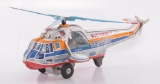 Tin Litho Sikorsky S-61 Friction Toy Helicopter