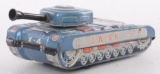Japanese Tin Litho X-4 Friction Tank